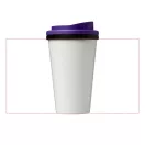 Brite-Americano® grande 350 ml insulated mug, PP Plastic, solid black,Purple  