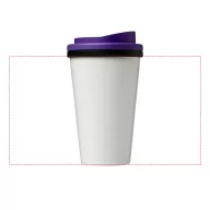   Brite-Americano® grande 350 ml insulated mug, PP Plastic, solid black,Purple  