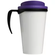   Brite-Americano® grande 350 ml insulated mug, PP Plastic, solid black,Purple  