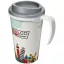 Cana de voiaj, 350 ml, 13.5x9.5x16.5 cm, Brite-Americano, 20IUN0724, Alb, Gri, Polipropilena
