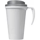 Cana de voiaj, 350 ml, 13.5x9.5x16.5 cm, Brite-Americano, 20IUN0724, Alb, Gri, Polipropilena