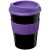 Americano® medio 300 ml tumbler with grip, PP Plastic, Silicone, solid black,Purple  