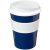 Americano® medio 300 ml tumbler with grip, PP Plastic, Silicone, Blue,White