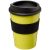 Americano® medio 300 ml tumbler with grip, PP Plastic, Silicone, Lime, solid black