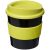 Americano® primo 250 ml tumbler with grip, PP Plastic, Silicone, solid black,Lime  