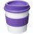 Americano® primo 250 ml tumbler with grip, PP Plastic, Silicone, White,Purple  