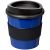 Americano® primo 250 ml tumbler with grip, PP Plastic, Silicone, Blue, solid black