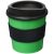 Americano® primo 250 ml tumbler with grip, PP Plastic, Silicone, Green, solid black