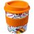 Brite-Americano® primo 250 ml tumbler with grip, PP Plastic, Silicone, Orange