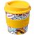 Brite-Americano® primo 250 ml tumbler with grip, PP Plastic, Silicone, Yellow