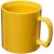 Standard 300 ml plastic mug, SAN, Yellow