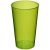 Arena 375 ml plastic tumbler, PP Plastic, Transparent,Lime green