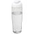 H2O Tempo® 700 ml flip lid sport bottle, PET, PP Plastic, Transparent,White