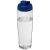 H2O Tempo® 700 ml flip lid sport bottle, PET, PP Plastic, Transparent, Blue