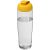 H2O Tempo® 700 ml flip lid sport bottle, PET, PP Plastic, Transparent,Yellow  
