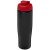 H2O Tempo® 700 ml flip lid sport bottle, PET, PP Plastic, solid black, Red  