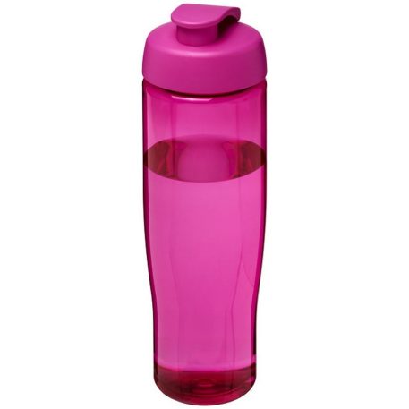 H2O Tempo® 700 ml flip lid sport bottle, PET, PP Plastic, Pink