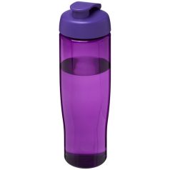   H2O Tempo® 700 ml flip lid sport bottle, PET, PP Plastic, Purple