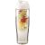 H2O Tempo® 700 ml flip lid sport bottle & infuser, PET, PP Plastic, Transparent,White