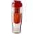 H2O Tempo® 700 ml flip lid sport bottle & infuser, PET, PP Plastic, Transparent, Red  