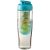 H2O Tempo® 700 ml flip lid sport bottle & infuser, PET, PP Plastic, Transparent,aqua blue
