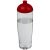 H2O Tempo® 700 ml dome lid sport bottle, PET, PP Plastic, Transparent, Red  