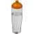 H2O Tempo® 700 ml dome lid sport bottle, PET, PP Plastic, Transparent,Orange  