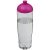 H2O Tempo® 700 ml dome lid sport bottle, PET, PP Plastic, Transparent,Pink  
