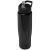 H2O Tempo® 700 ml spout lid sport bottle, PET, PP Plastic, solid black