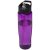 H2O Tempo® 700 ml spout lid sport bottle, PET, PP Plastic, Purple