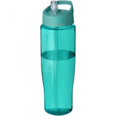   Sticla de apa, sport, 700 ml, 23.9xØ 7.35 cm, H2O, 20IUN0637, Gri, Albastru, PET, Polipropilena