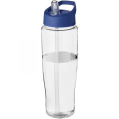   Sticla de apa, sport, 700 ml, 23.9xØ 7.35 cm, H2O, 20IUN0643, Transparent, Albastru, PET, Polipropilena