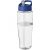 Sticla de apa, sport, 700 ml, 23.9xØ 7.35 cm, H2O, 20IUN0643, Transparent, Albastru, PET, Polipropilena