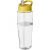 Sticla de apa, sport, 700 ml, 23.9xØ 7.35 cm, H2O, 20IUN0651, Transparent, Galben, PET, Polipropilena