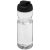 H2O Base® 650 ml flip lid sport bottle, PET, PP Plastic, Transparent, solid black