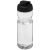 H2O Base® 650 ml flip lid sport bottle, PET, PP Plastic, Transparent, solid black