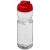 H2O Base® 650 ml flip lid sport bottle, PET, PP Plastic, Transparent, Red  