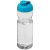 H2O Base® 650 ml flip lid sport bottle, PET, PP Plastic, Transparent,aqua blue