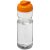 H2O Base® 650 ml flip lid sport bottle, PET, PP Plastic, Transparent,Orange  