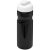 H2O Base® 650 ml flip lid sport bottle, PET, PP Plastic, solid black,White