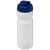 H2O Base® 650 ml flip lid sport bottle, PET, PP Plastic, White, Blue