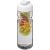 H2O Base® 650 ml flip lid sport bottle & infuser, PET, PP Plastic, Transparent,White