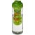 H2O Base® 650 ml flip lid sport bottle & infuser, PET, PP Plastic, Transparent,Lime  