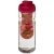 H2O Base® 650 ml flip lid sport bottle & infuser, PET, PP Plastic, Transparent,Purple  
