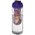 H2O Base® 650 ml flip lid sport bottle & infuser, PET, PP Plastic, Transparent,Purple  