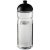 H2O Base® 650 ml dome lid sport bottle, PET, PP Plastic, Transparent, solid black