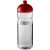 H2O Base® 650 ml dome lid sport bottle, PET, PP Plastic, Transparent, Red  