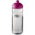 H2O Base® 650 ml dome lid sport bottle, PET, PP Plastic, Transparent,Purple  