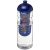 H2O Base® 650 ml dome lid sport bottle & infuser, PET, PP Plastic, Transparent, Blue