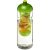 H2O Base® 650 ml dome lid sport bottle & infuser, PET, PP Plastic, Transparent,Lime  